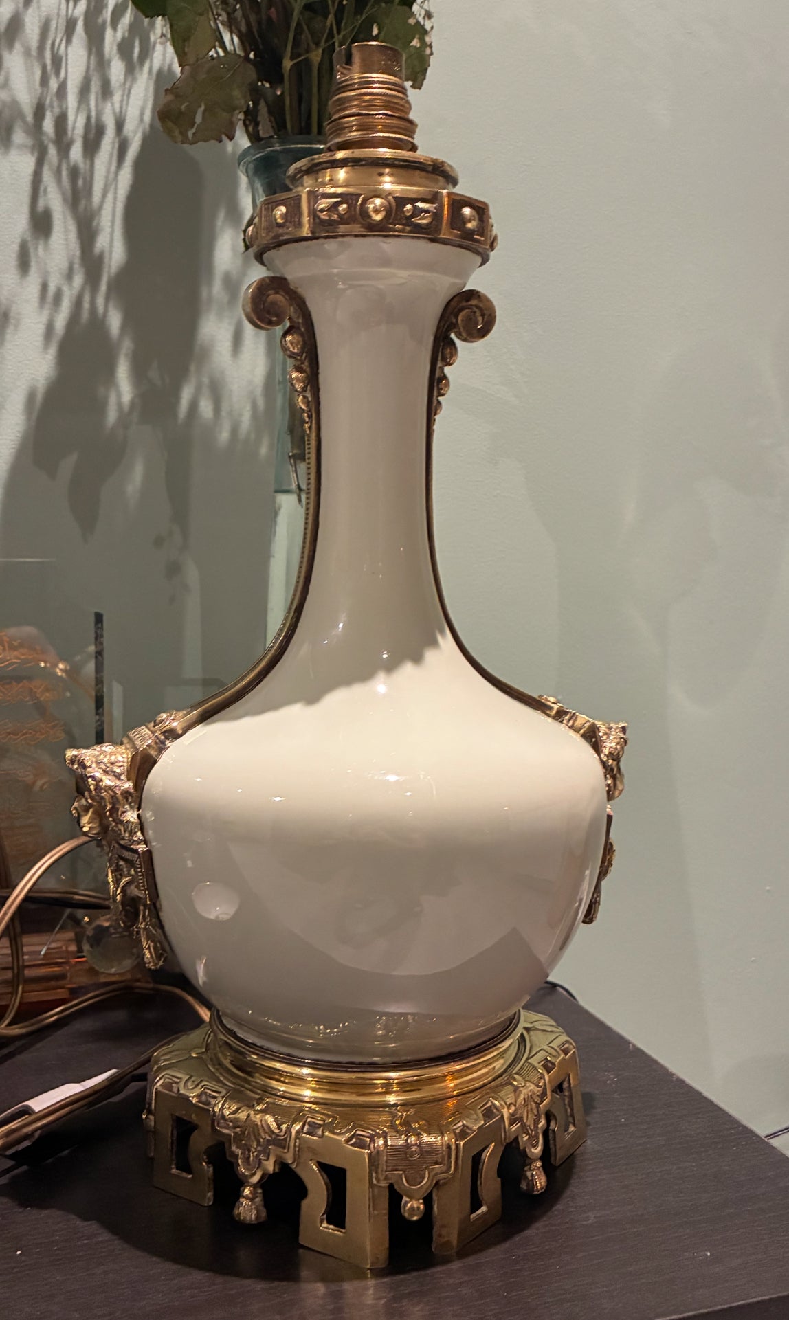 Vase céladon monture bronze doré Napoléon III